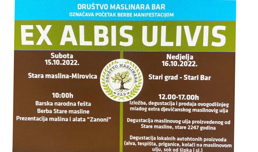 Ex Albis ulivis 2022
