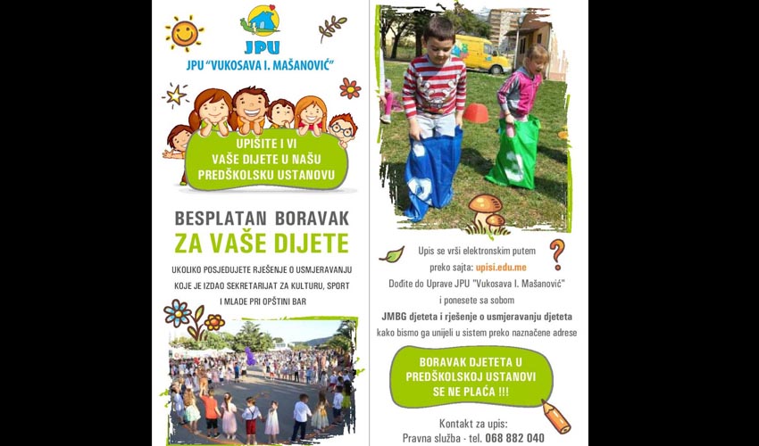 vrtic gratis