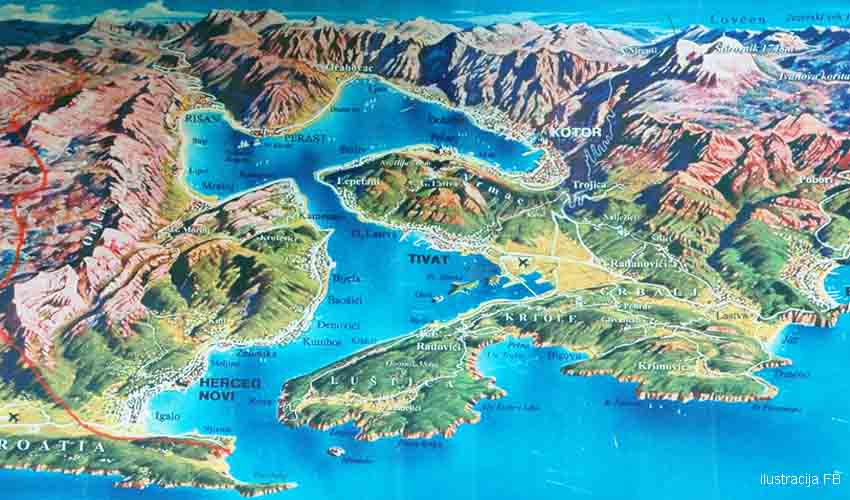 mapa boka
