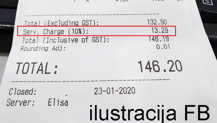 service charge