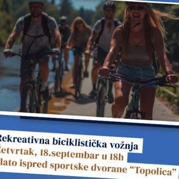 Danas u 18 sati - rekreativna biciklistička vožnja 